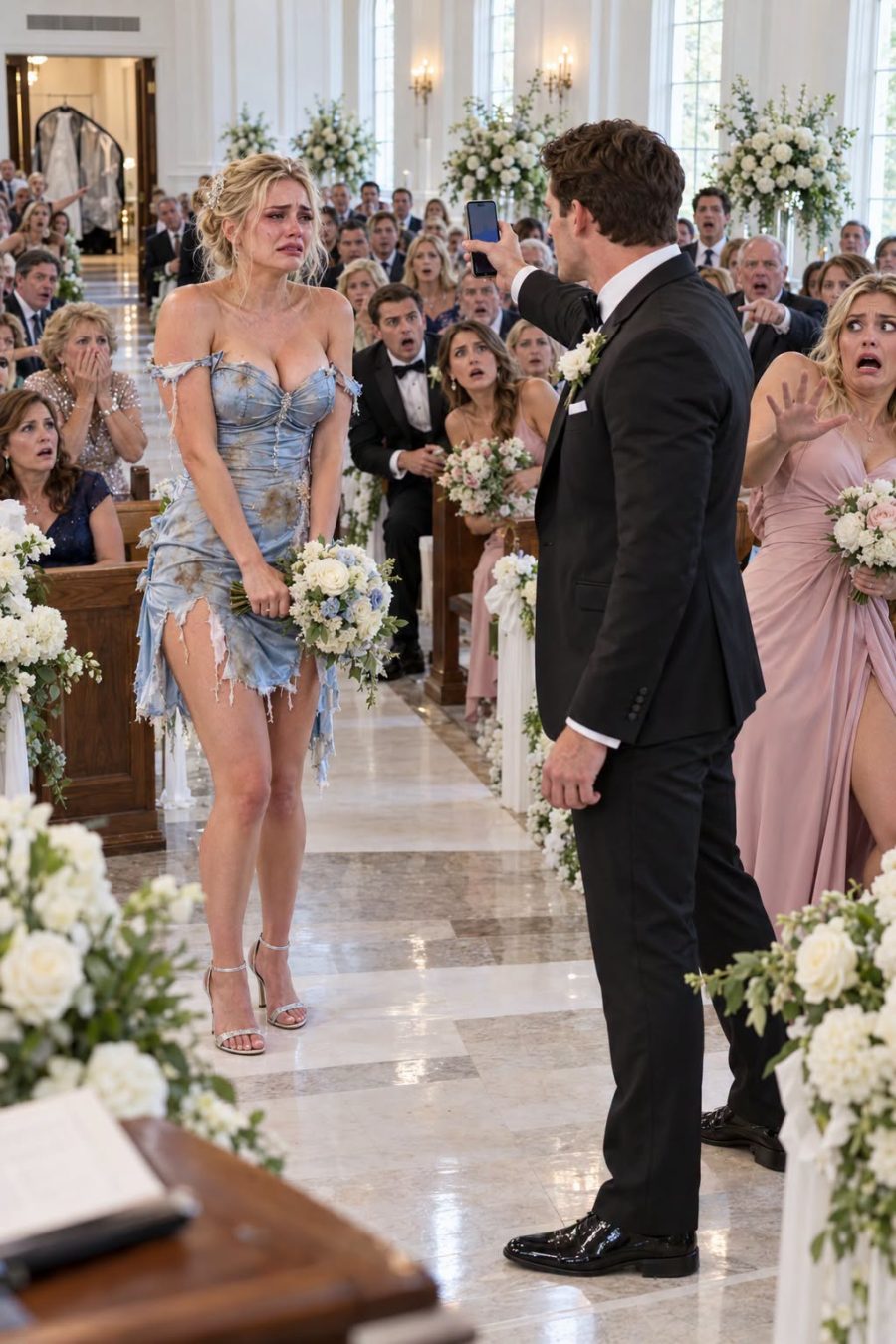 At My Wedding, My Family Swapped My Gown For My Torn Prom Dress — My Husband Didn’t Flinch